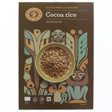 Cereale crocante de orez cu cacao fara gluten ECO 375 g - Doves Farm