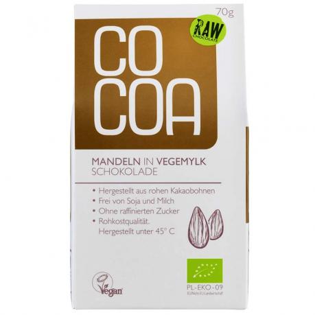 Migdale in ciocolata raw-vegana ECO 70 g - Cocoa