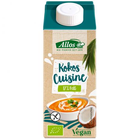 Crema vegetala de cocos pentru gatit ECO 200 ml - Allos