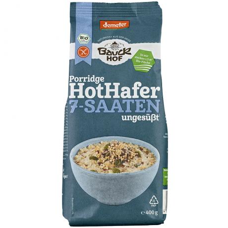 Fulgi de ovaz fara gluten cu amestec de 7 seminte ECO 400 g - Bauck Hof