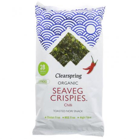 Alge nori snack chilli ECO 4 g - Clearspring