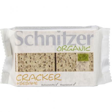 Crackers din grau spelta cu susan ECO 100 g - Schnitzer