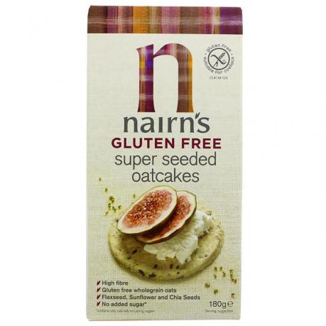 Turtite de ovaz fara gluten cu seminte 180 g - Nairn's