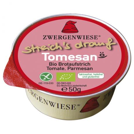 Pasta tartinabila vegetariana Tomesan, fara gluten, ECO 50 g - Zwergenwiese