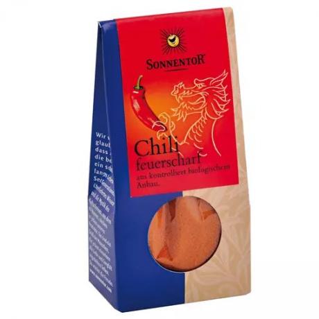 Condiment Chili Foarte Iute Macinat (Piper Cayenne) 40 g ECO - Sonnentor