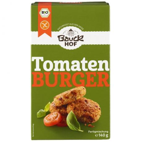 Burger fara gluten cu rosii si busuioc ECO 140 g - Bauck Hof