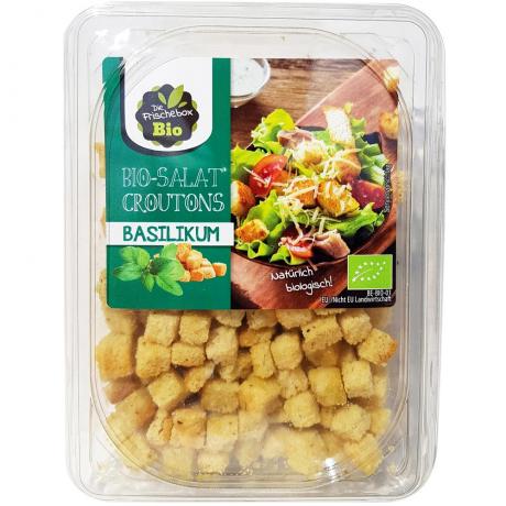 Crutoane pentru salata - cu busuioc ECO 90 g - Die Frischebox