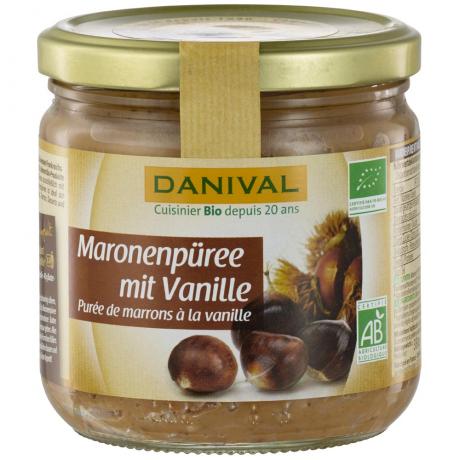 Piure de castane cu vanilie ECO 380 g - Danival