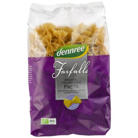 Farfale din grau dur integral ECO 500 g - Dennree