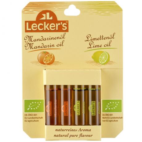 Ulei de mandarine si de lime ECO, 4 x 2 ml - Lecker's