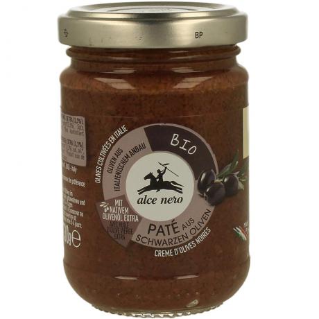 Pasta de masline negre, ECO, 130 g - Alce Nero