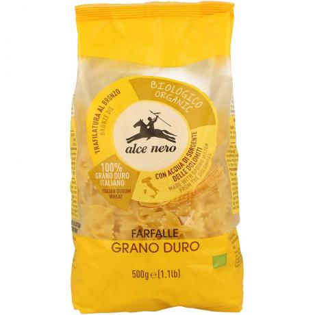 Farfalle din grau dur, ECO, 500 g - Alce Nero