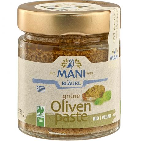 Pasta de masline verzi, ECO, 180 g - Mani Blauel