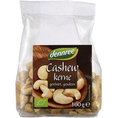 Caju uscat si sarat, ECO, 100 g - Dennree