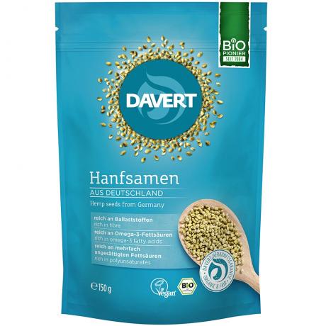 Seminte de canepa, ECO, 150 g - Davert