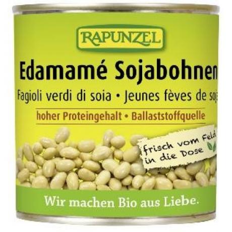 Soia Edamame in doza, ECO, 200 g - Rapunzel