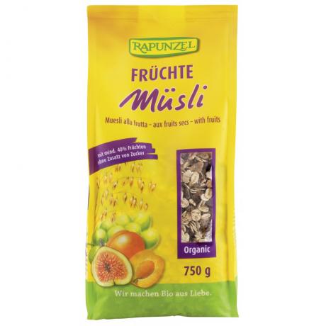 Musli de fructe , ECO, 750 g - Rapunzel