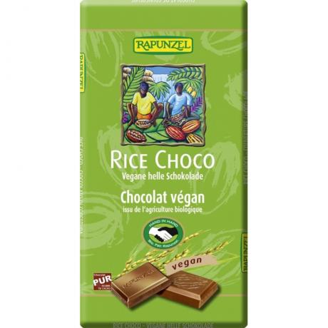 Ciocolata VEGANA cu sirop de orez, ECO, 100 g - Rapunzel