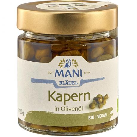 Capere in ulei de masline, ECO, 180 g - Mani Blauel