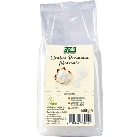 Sare de mare grunjoasa premium 500 g - Byodo