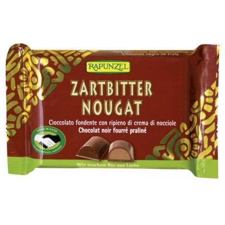 Ciocolata Nougat amaruie , ECO, 100 g - Rapunzel