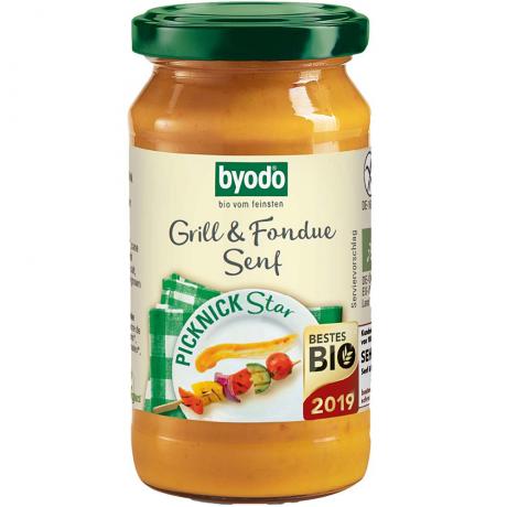 Mustar Gratar & Fondue, fara gluten, ECO, 200 ml - Byodo