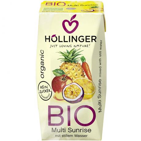 Suc de fructe Multi-Sunrise, ECO, 200 ml - Hollinger