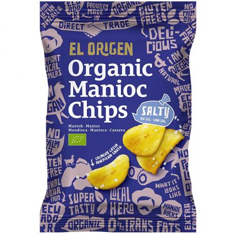 Chipsuri din manioc sarate, ECO, 60 g - El Origen