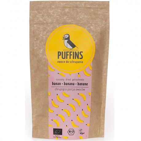 Banana uscata ECO, 40 g, - Puffins