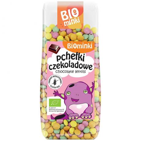 Mini bomboane de ciocolata, fara gluten, ECO, 100 g - Bio Minki