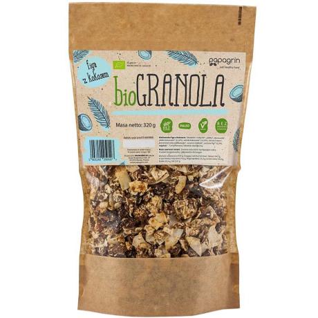 Granola cu smochine si cocos, ECO, 320 g - Papagrin