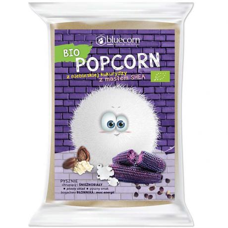 Porumb albastru de popcorn, pentru microunde, ECO, 100 g, - Bluecorn