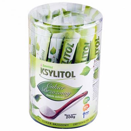 Xylitol pliculete, 200 g (40x5g), - Santini