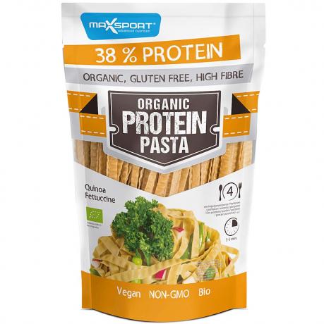 Paste fettuccine din soia si quinoa, cu continut ridicat de proteine, ECO, 200 g - MAXSPORT