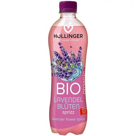 Bautura racoritoare carbogazoasa cu extrat de flori de lavanda, ECO, 500 ml, - Hollinger