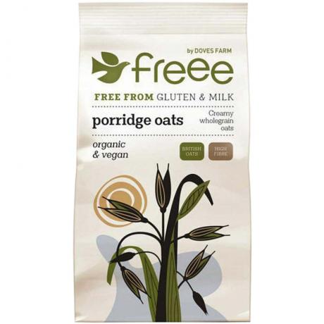 Fulgi de ovaz pentru porridge, fara gluten, ECO, 430 g, - Doves Farm