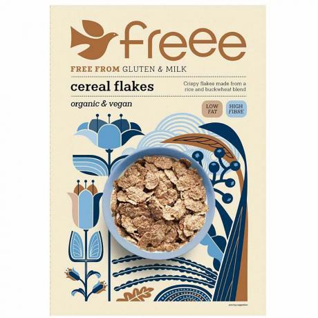 Fulgi de cereale, fara gluten, cu orez si hrisca, ECO, 375 g, - Doves Farm