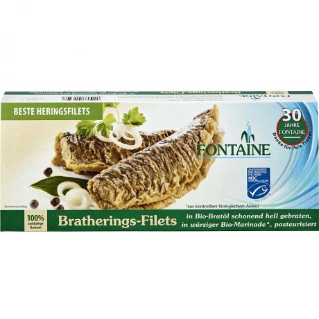 File de hering prajit, in marinada picanta ECO, 325 g, - Fontaine