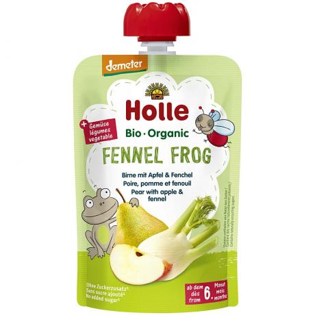 Piure “Fennel Frog”, cu para, mar si fenicul, Demeter, ECO, 100 g, - Holle