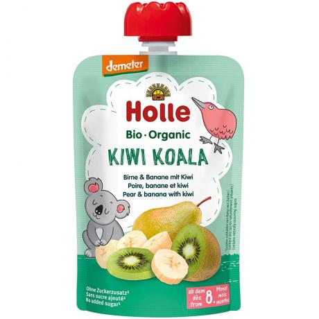 Piure “Kiwi Koala”, cu para, banana si kiwi, Demeter, ECO, 100 g, - Holle