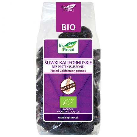 Prune din California, uscate, fara samburi, fara gluten, ECO, 200 g, - Bio Planet