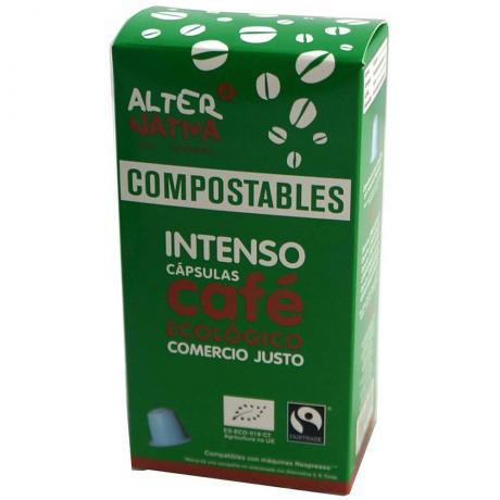 Cafea Intenso, 10 capsule compatibile Nespresso, ECO, 50 g, - Alternativa