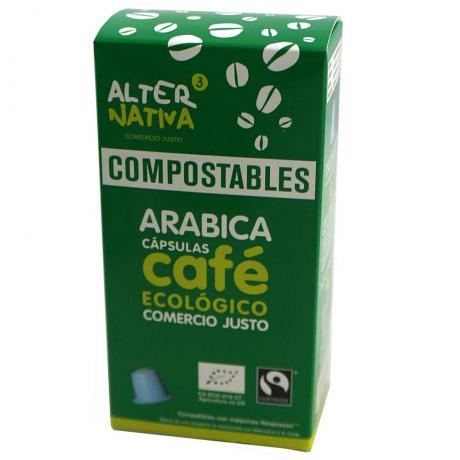 Cafea Arabica, 10 capsule compatibile Nespresso, ECO, 50 g, - Alternativa