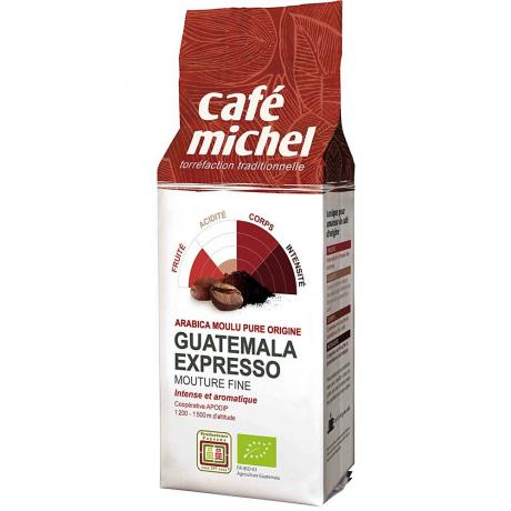 Cafea Arabica Expresso Guatemala Fair Trade macinata, ECO, 250 g, - Cafe Michel