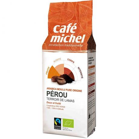 Cafea Arabica Peru Fair Trade macinata, ECO, 250 g, - Cafe Michel