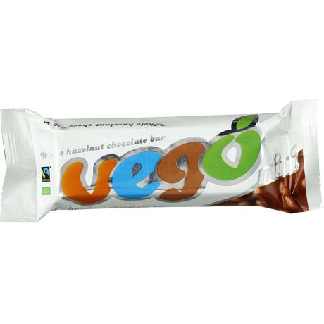 Baton de ciocolata, cu alune de padure, Mini, ECO, 65 g, - Vego