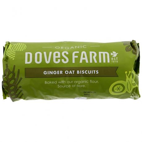 Biscuiti din ovaz cu ghimbir, ECO, 200 g, - Doves Farm