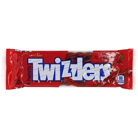 Baghete rasucite cu aroma de capsuni 70 g - Twizzlers