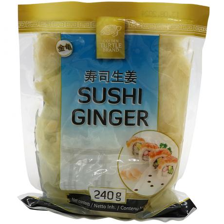 Ghimbir alb pentru sushi 240 g - Golden Turtle