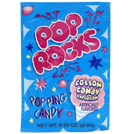 Bomboane pocnitoare cu aroma de vata de zahar 9.5 g - Pop Rocks